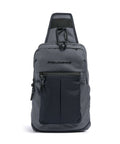 Piquadro Arne Sling bag blu nebbia