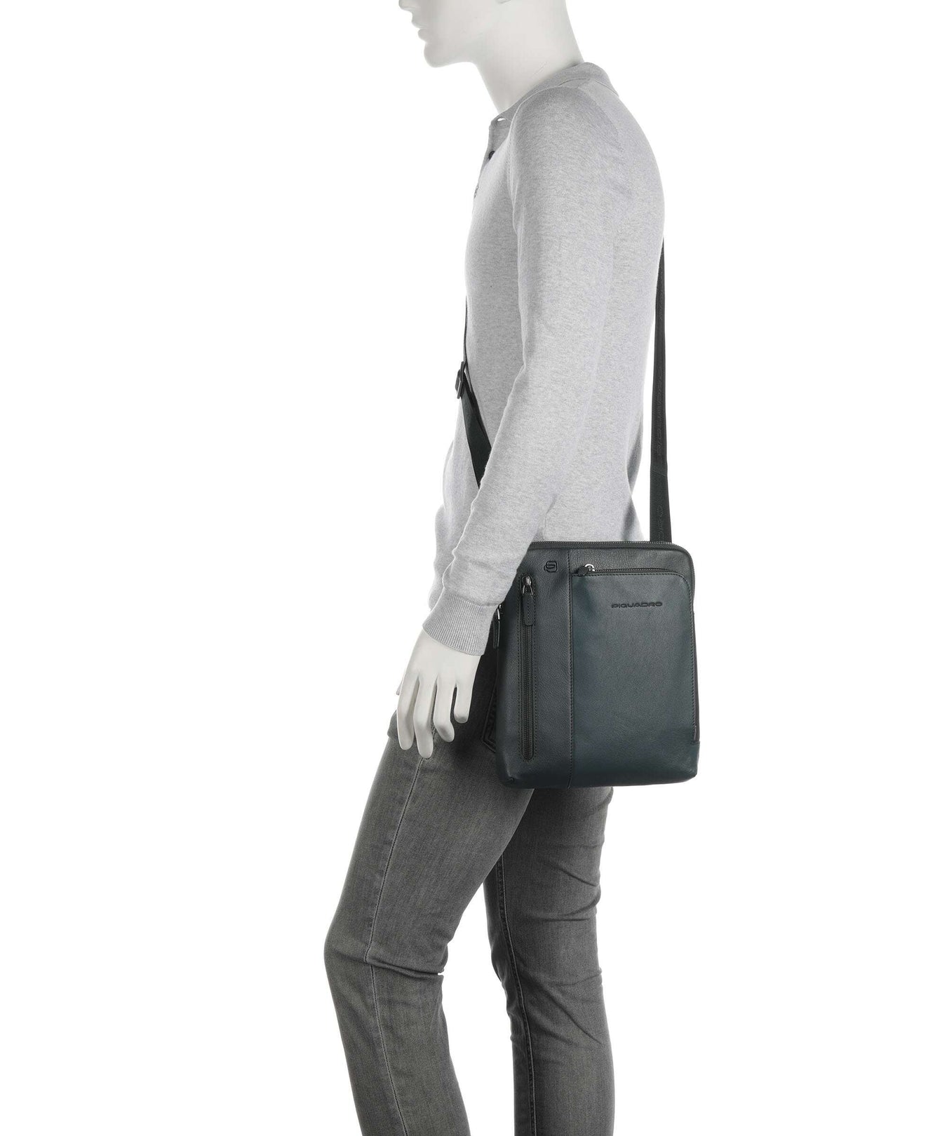 Piquadro Black Square Crossbody bag verde bosco/verde oliva