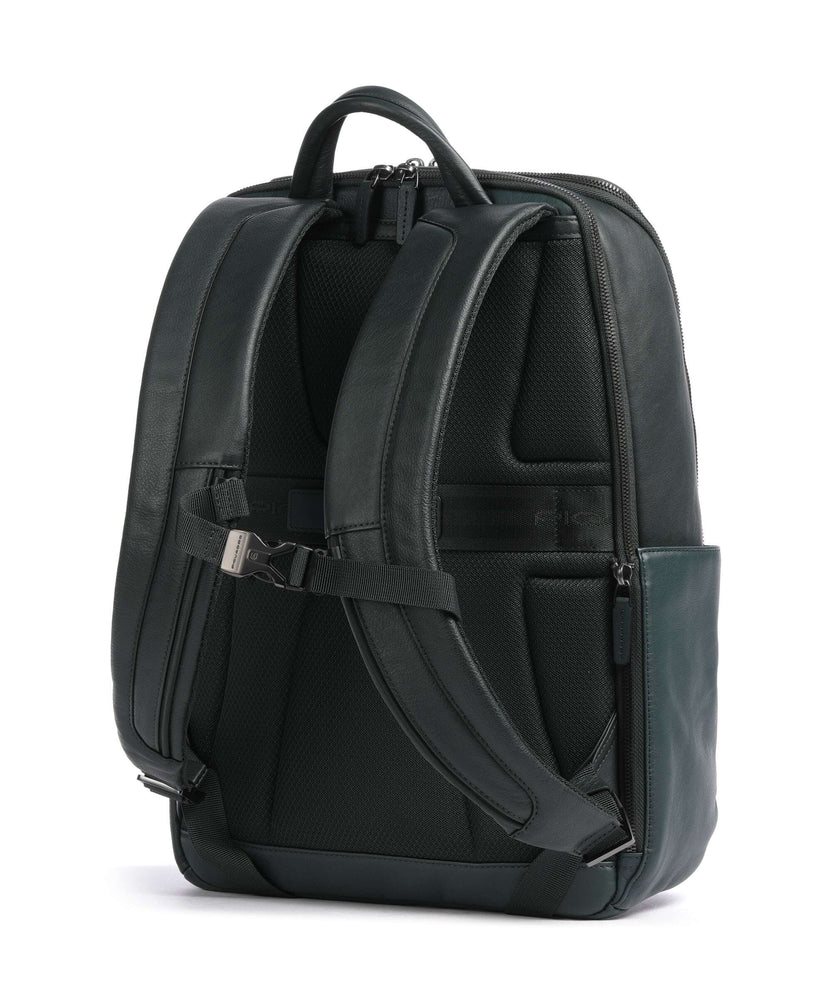Piquadro Black Square Backpack verde bosco/verde oliva