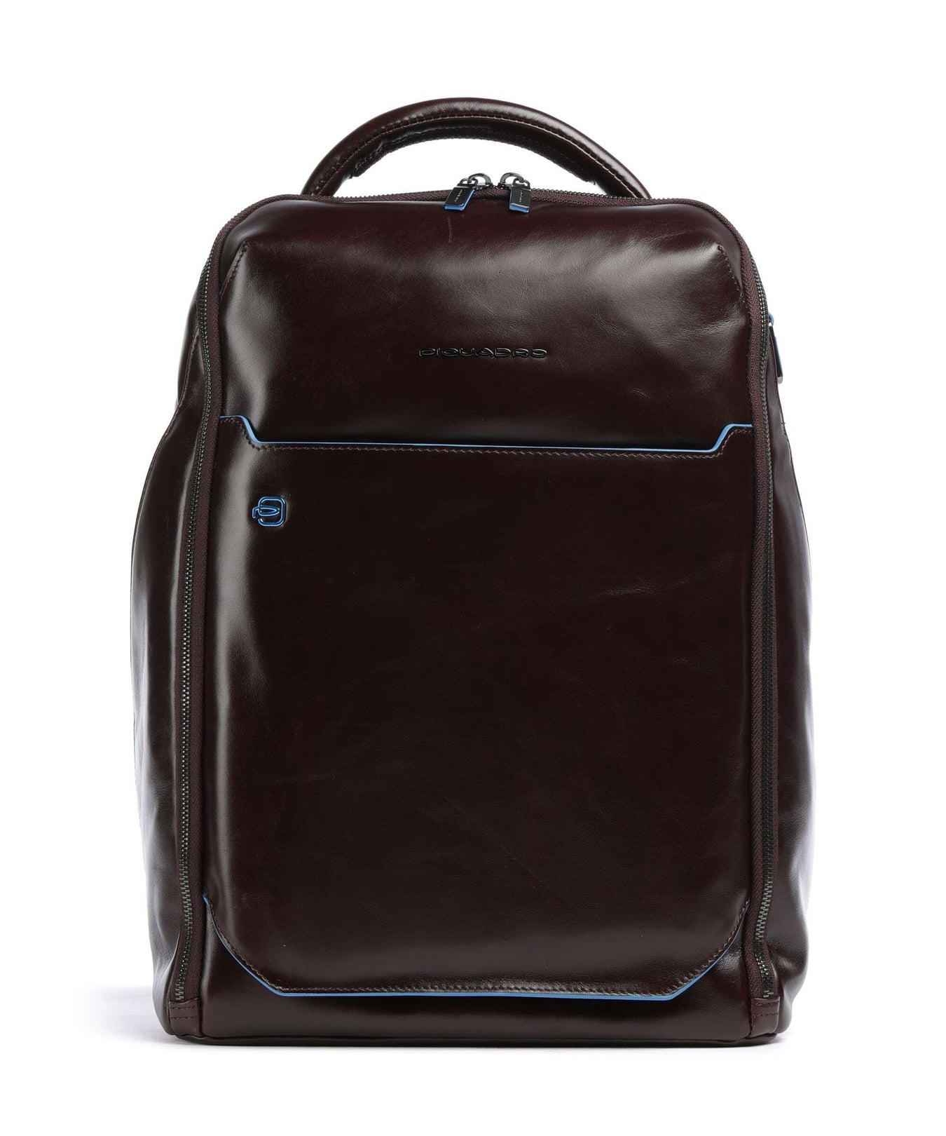 Piquadro Blue Square Backpack mogano