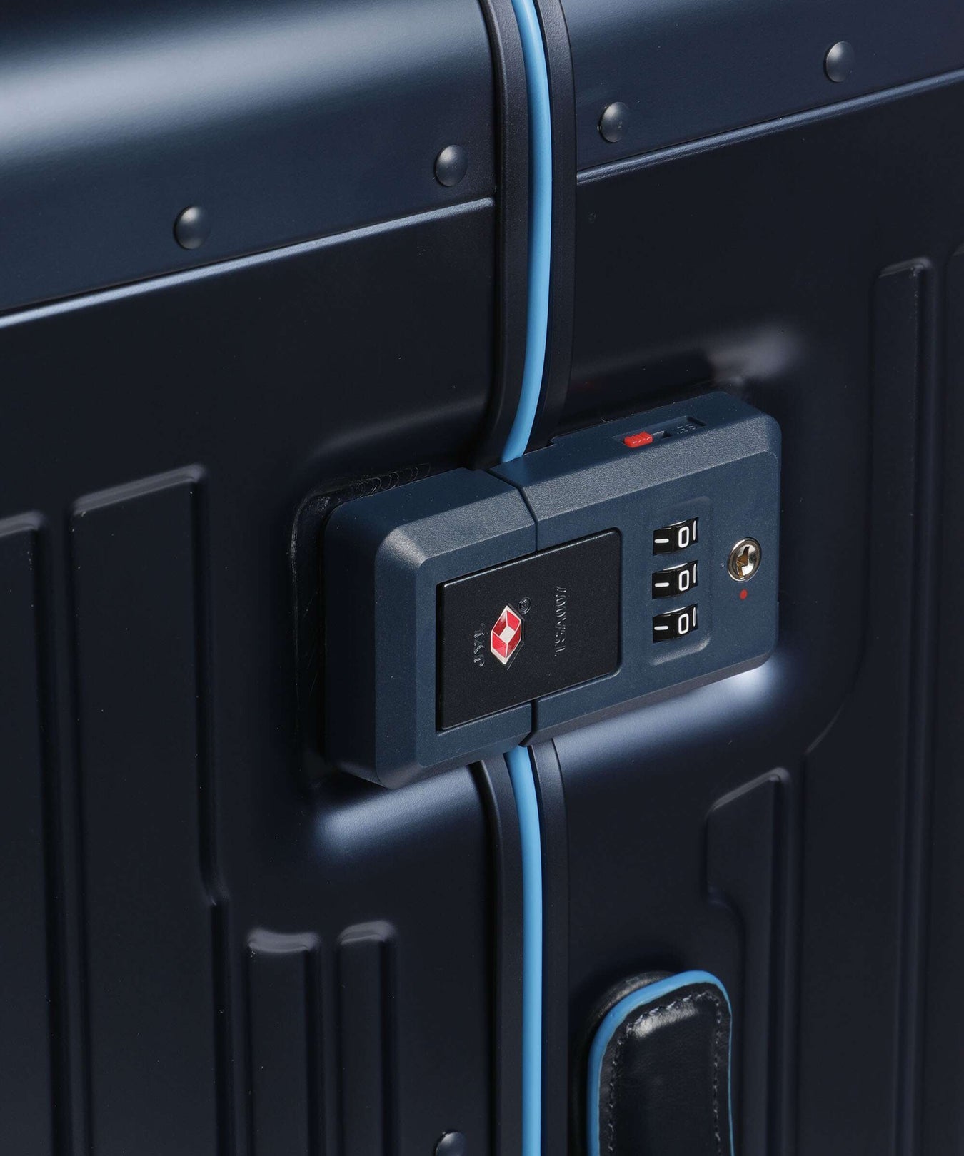 Piquadro PQ-Alub Spinner (4 wheels) blu notte