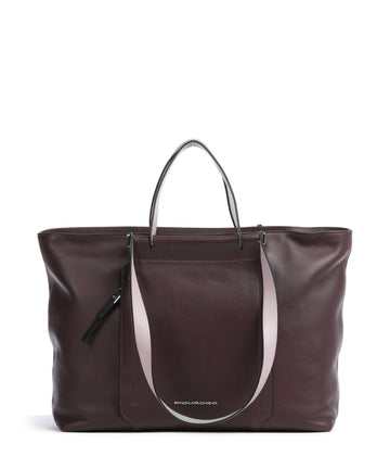 Piquadro Circle Shoppingväska prugna/lilla