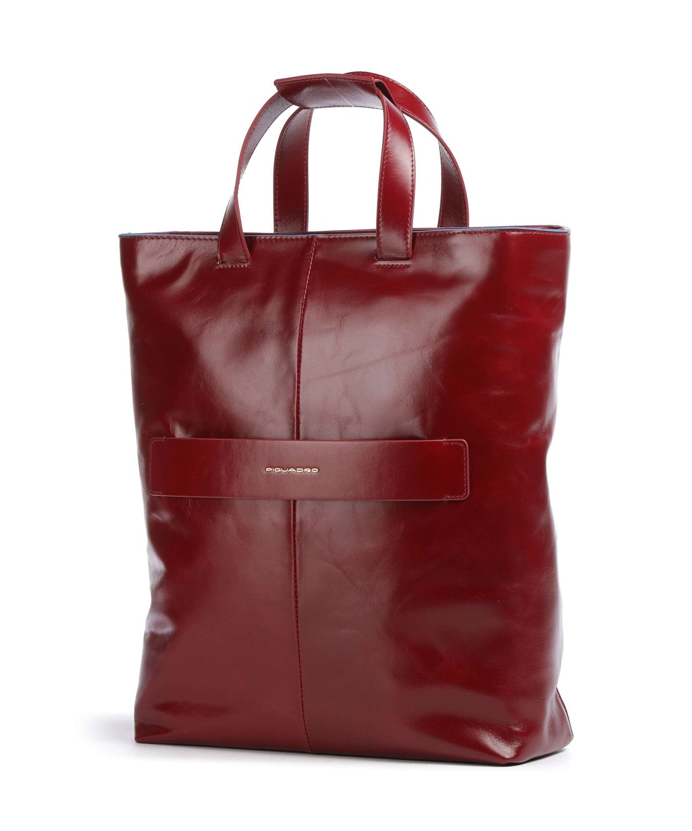 Piquadro Blue Square Hobo bag red