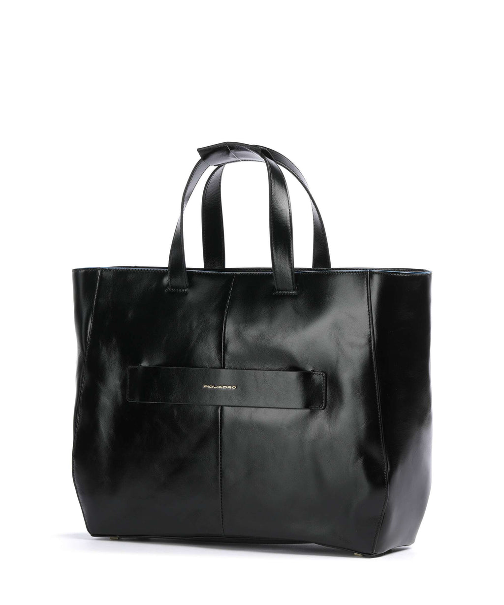Piquadro Blue Square Briefcase black