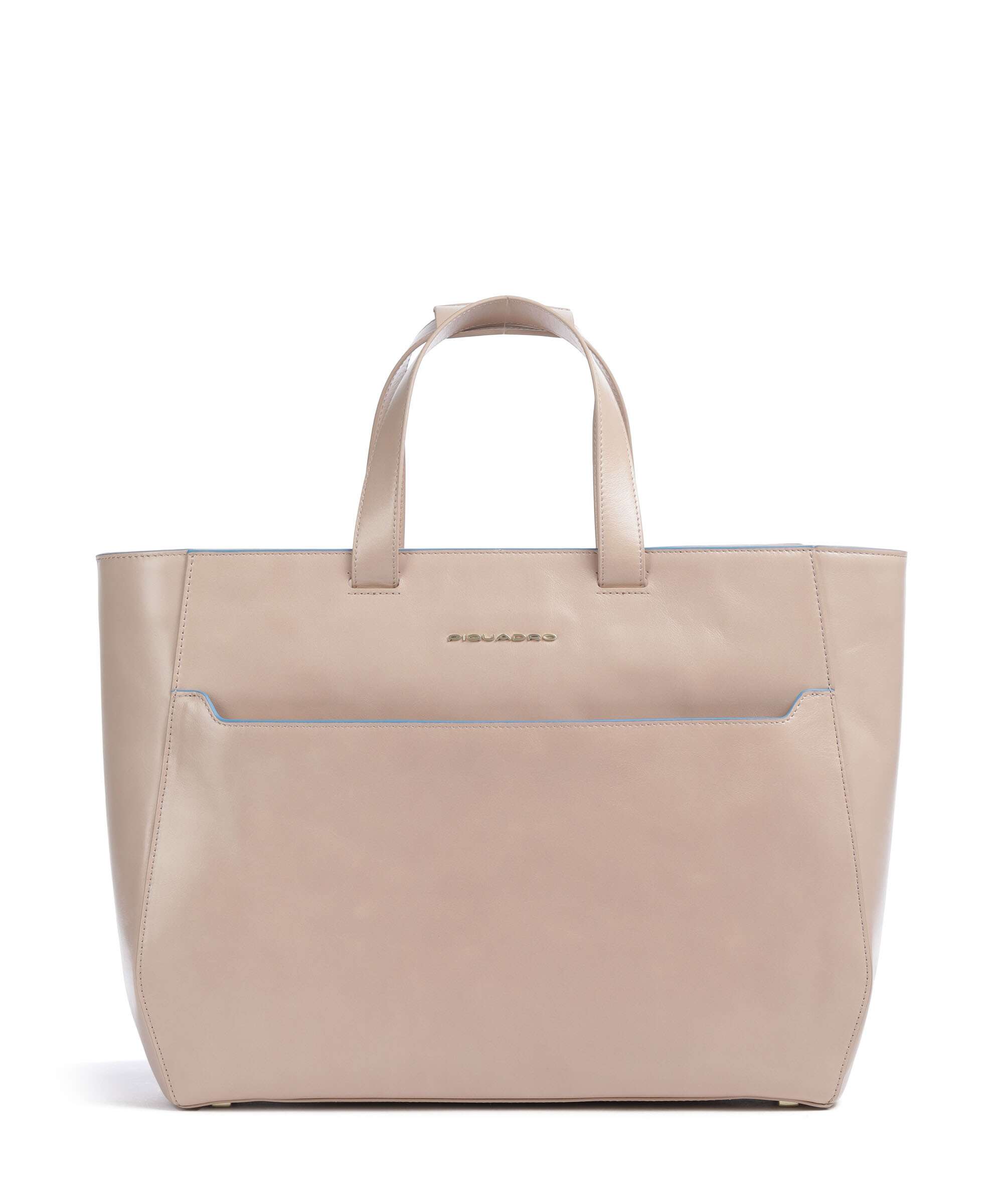 Piquadro Blue Square Briefcase pink