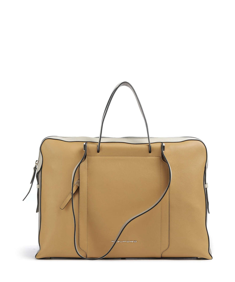 Piquadro W92 Briefcase yellow/beige