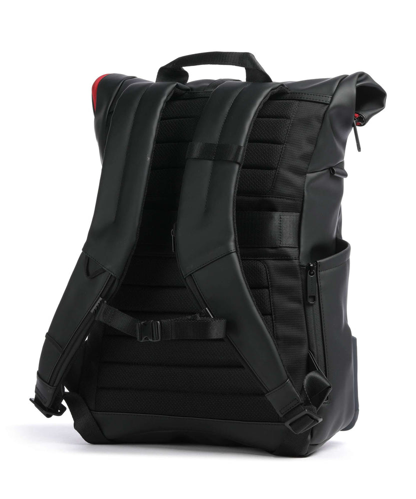 Piquadro Corner Special Ducati Rolltop backpack black