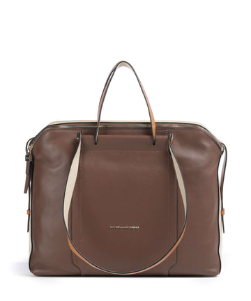 Piquadro Circle Portfölj marrone/beige