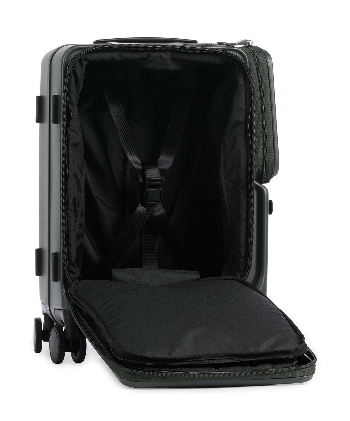 Piquadro Spinner (4 wheels) mat green