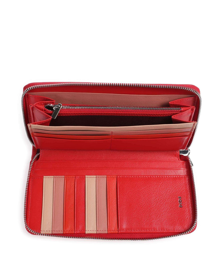 DuDu Bags Ustica RFID Wallet flame red