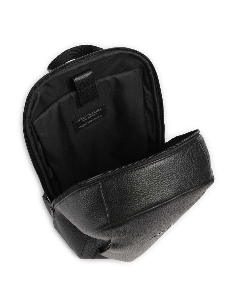 Mandarina Duck Mellow Leather Backpack nero