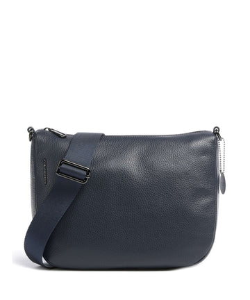 Mandarina Duck Mellow Leather Crossover väska dress blue