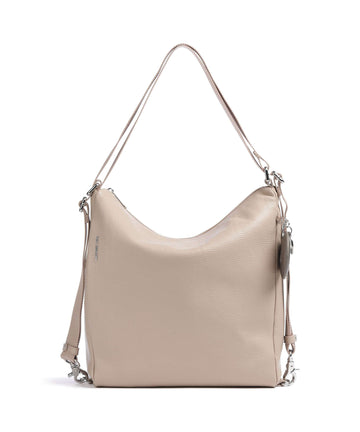 Mandarina Duck Mellow Leather Ryggsäck väska warm taupe