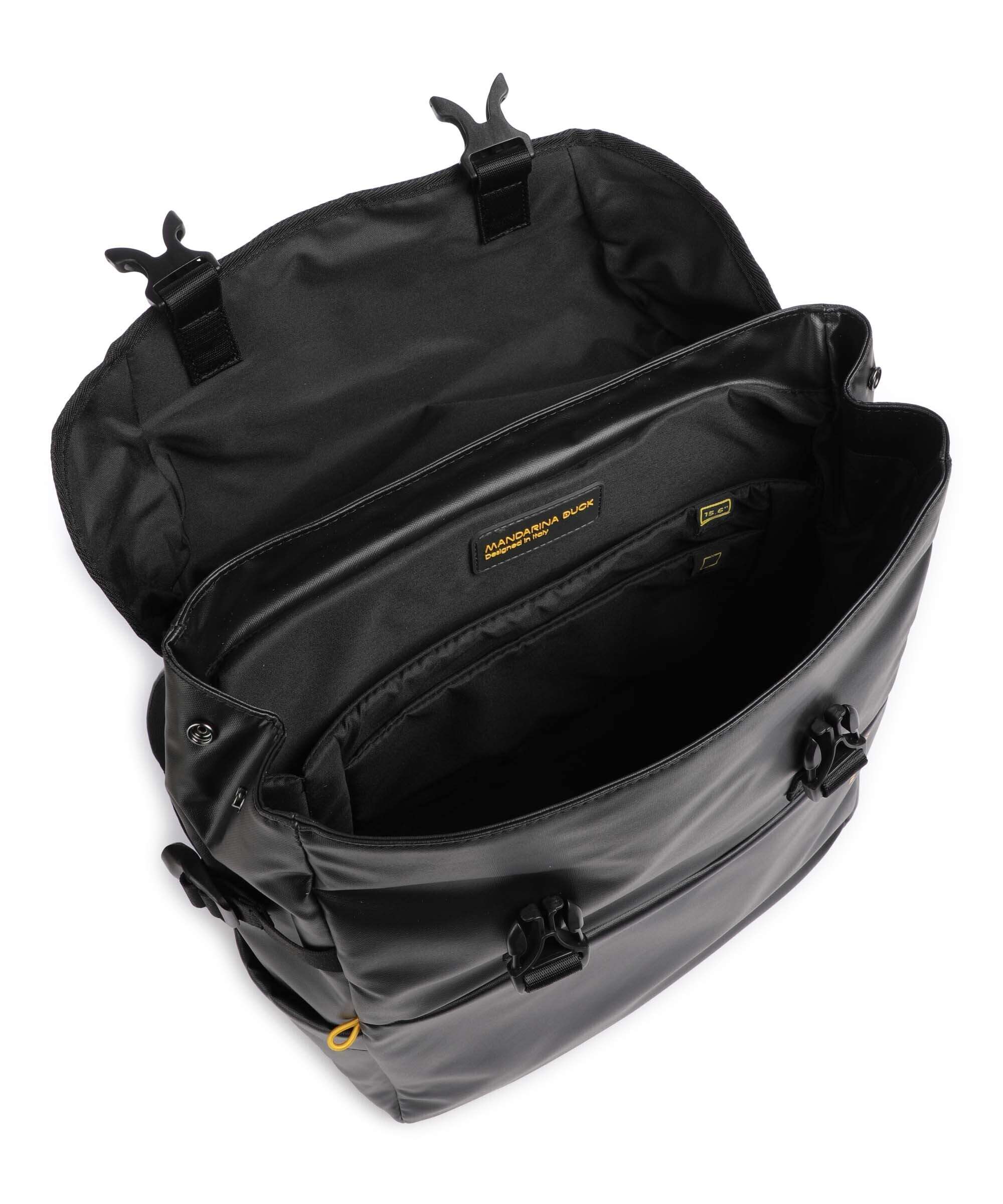 Mandarina Duck Eco Coated Laptop backpack black