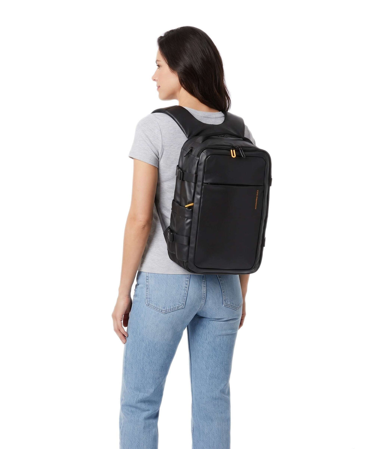 Mandarina Duck Coated Backpack black