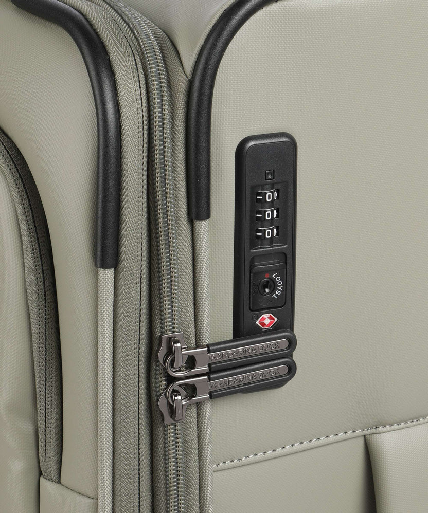 Mandarina Duck Eco Coated Spinner (4 wheels) mud