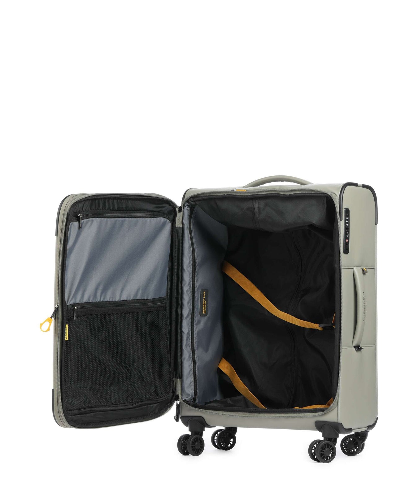 Mandarina Duck Eco Coated Spinner (4 wheels) mud