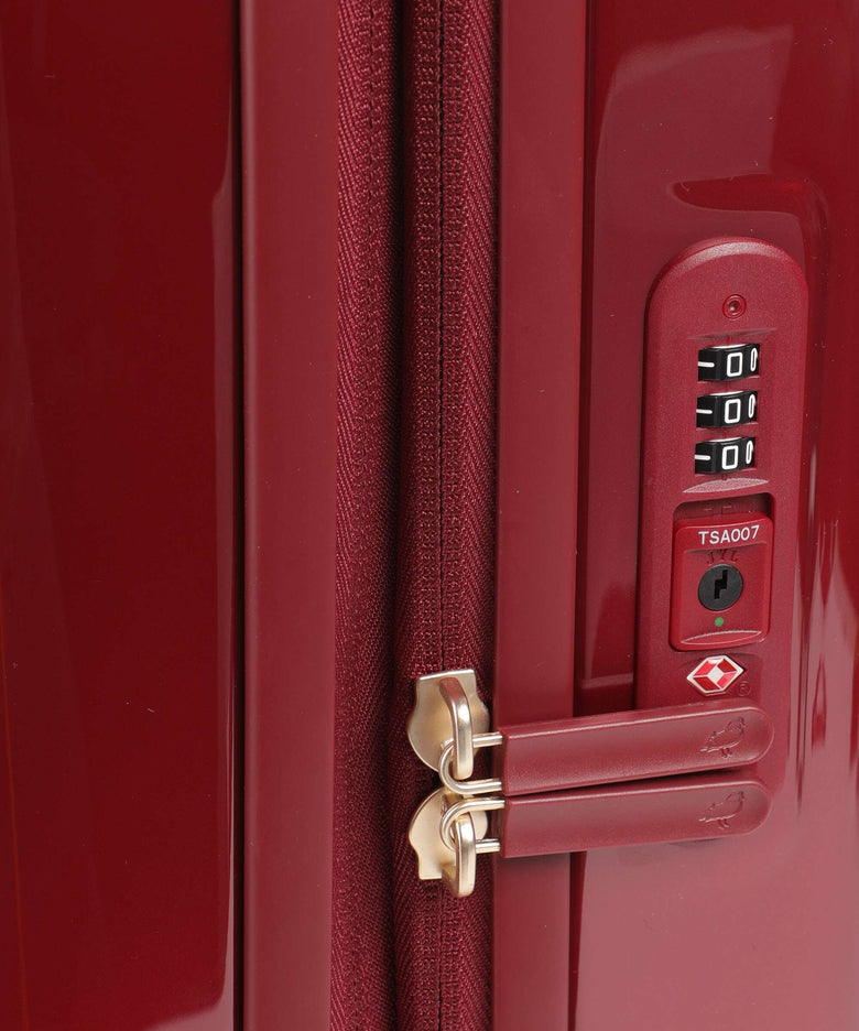 Mandarina Duck Logoduck+ Metal Spinner (4 wheels) red metal