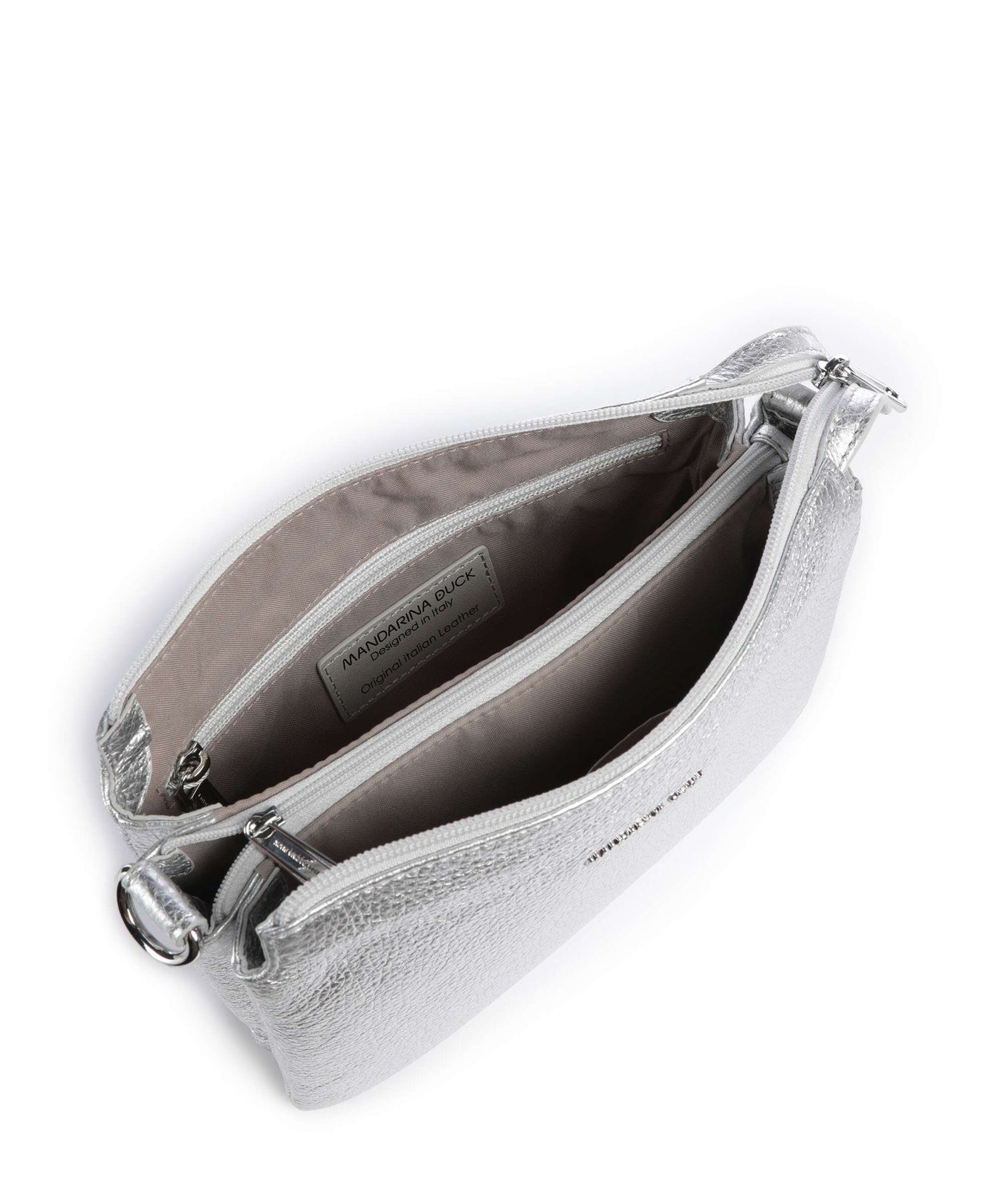 Mandarina Duck Mellow Metal Crossbody bag silver