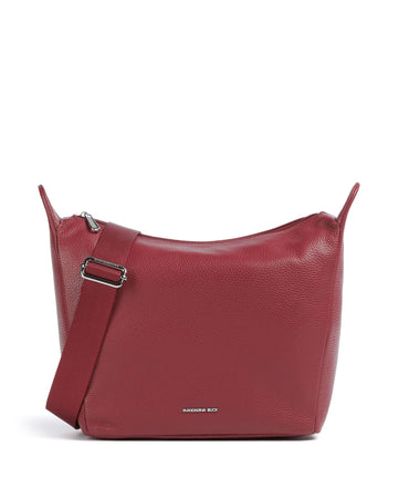 Mandarina Duck Mellow Leather Crossover väska grape