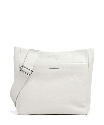 Mandarina Duck Mellow Leather Axelremsväska cashmere