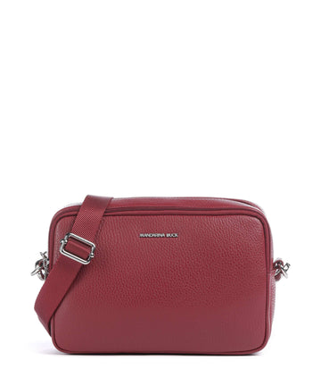 Mandarina Duck Mellow Leather Crossover väska grape