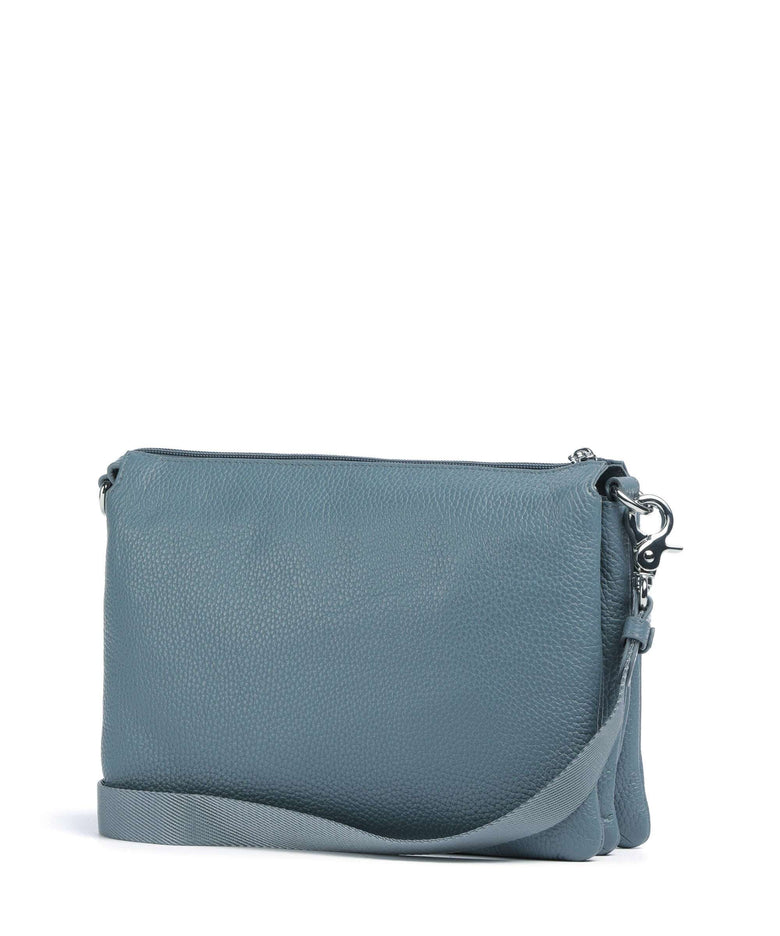 Mandarina Duck Mellow Leather Crossbody bag iron