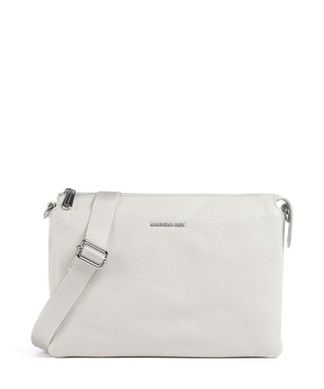 Mandarina Duck Mellow Leather Crossover väska cashmere