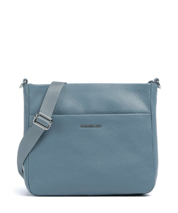 Mandarina Duck Mellow Leather Crossover väska iron