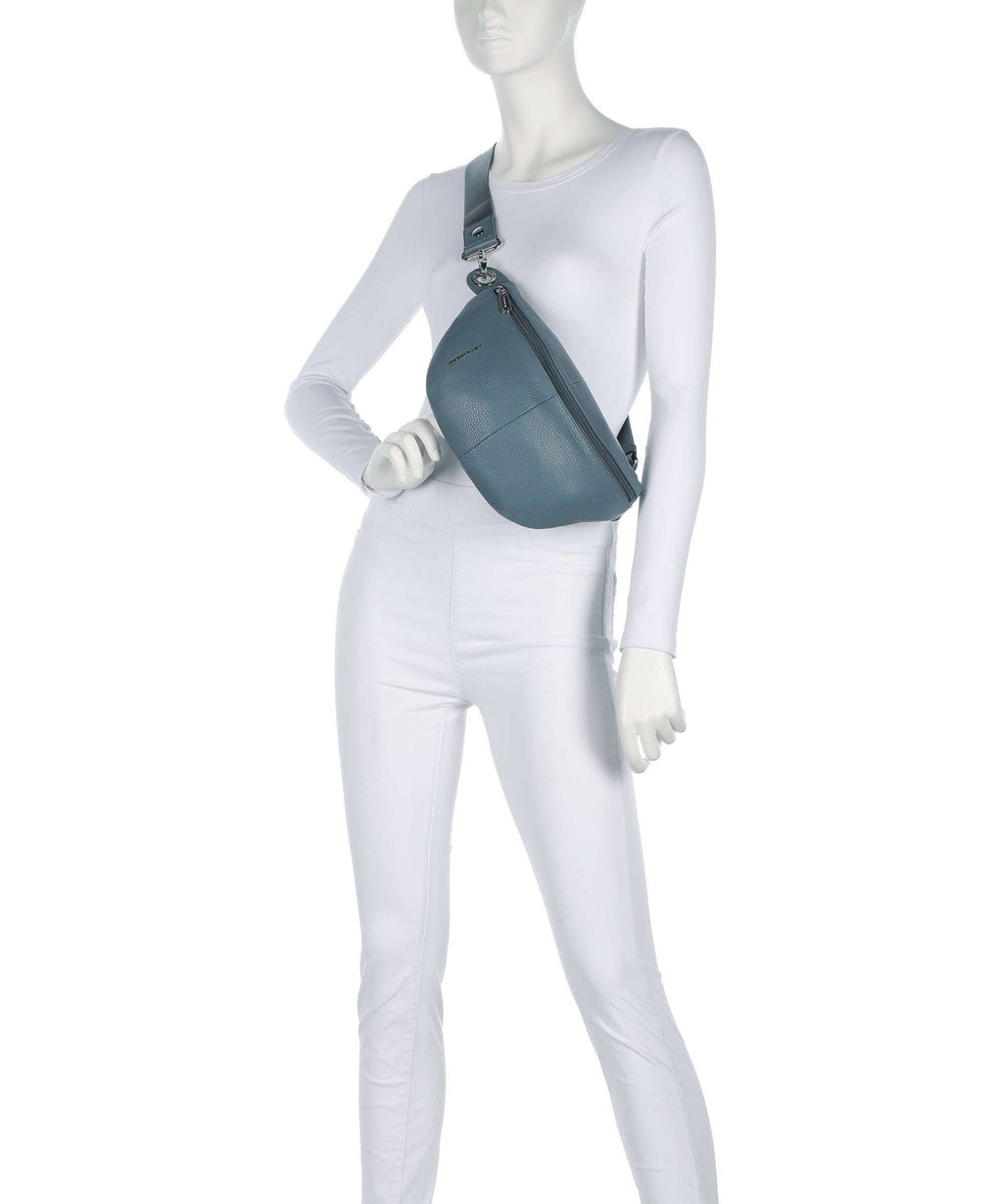 Mandarina Duck Mellow Leather Belt bag iron
