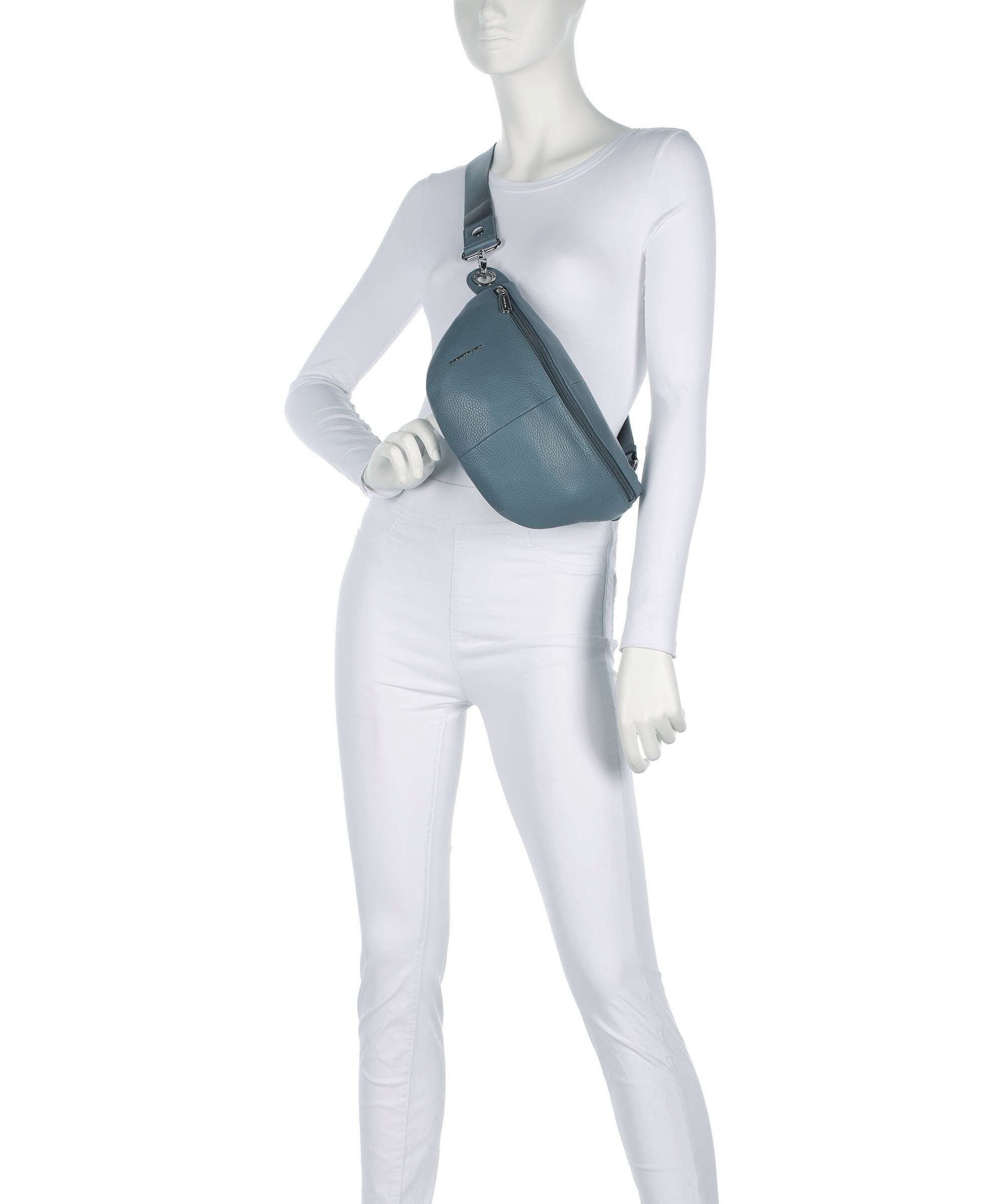 Mandarina Duck Mellow Leather Fanny pack iron