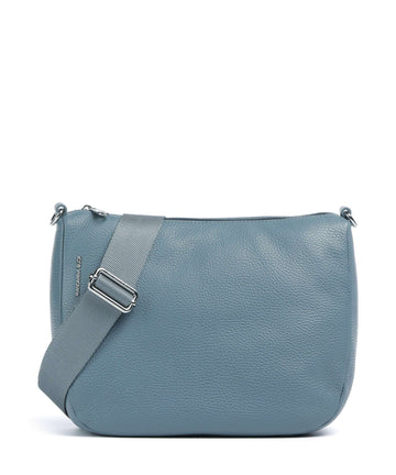 Mandarina Duck Mellow Leather Crossover väska iron