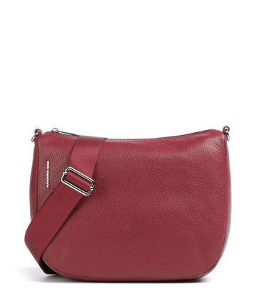 Mandarina Duck Mellow Leather Crossover väska grape