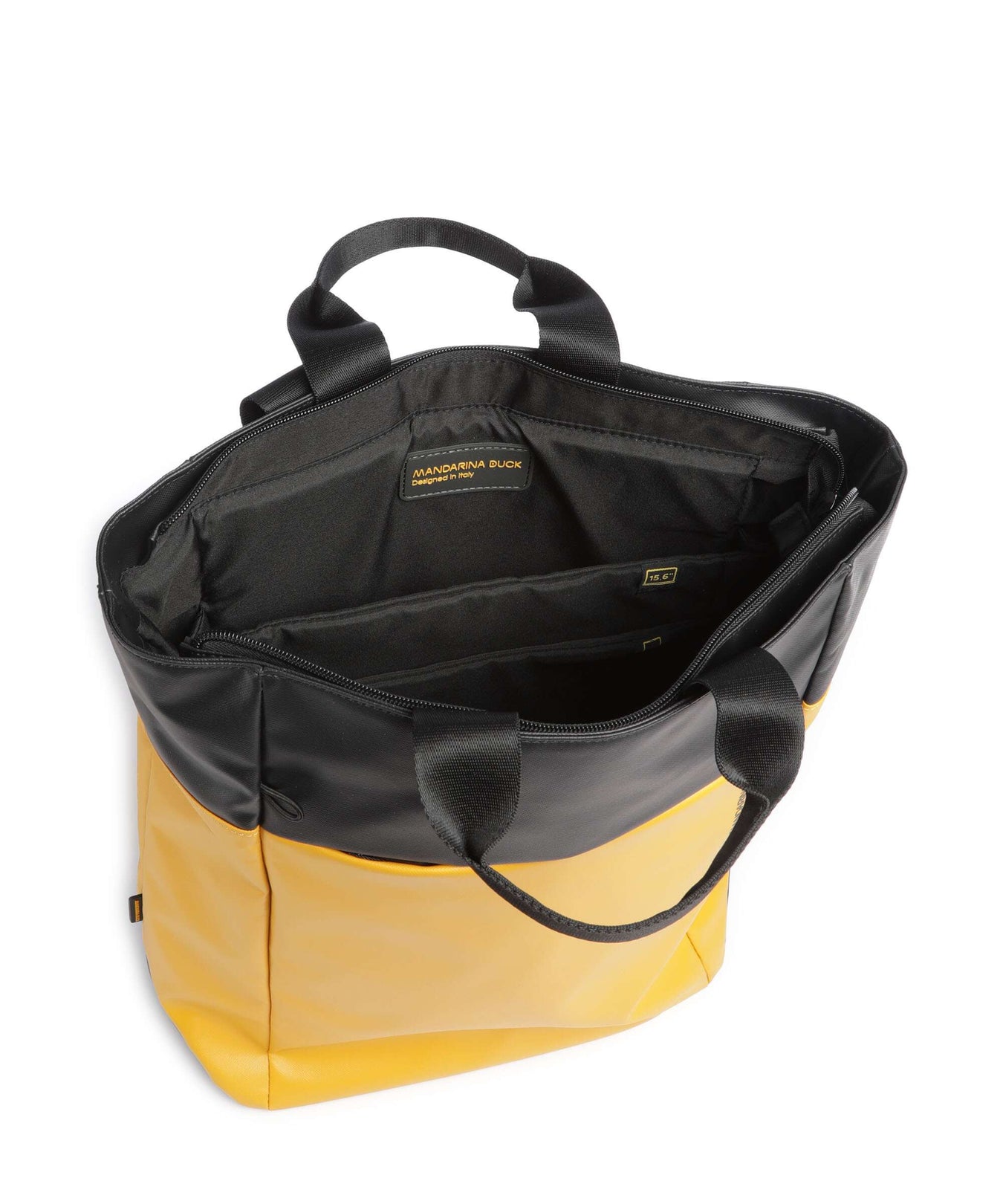 Mandarina Duck Eco Coated Backpack duck yellow