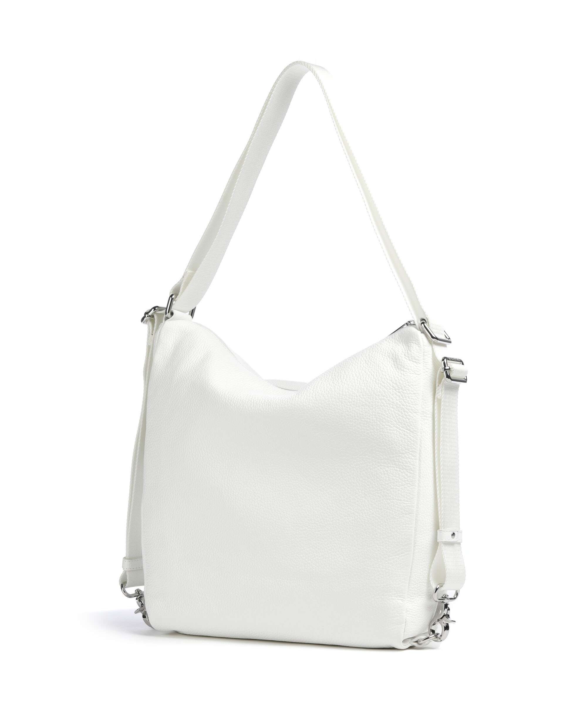 Mandarina Duck Mellow Leather Backpack bag blanc