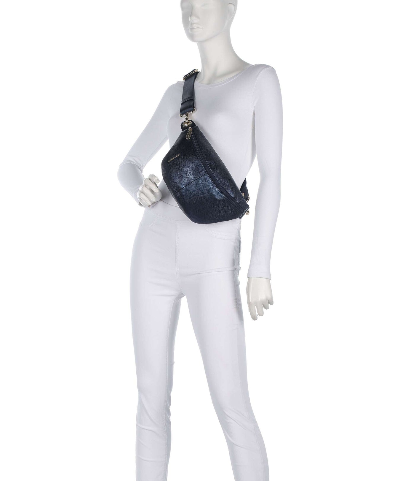 Mandarina Duck Mellow Metal Fanny pack blue indigo