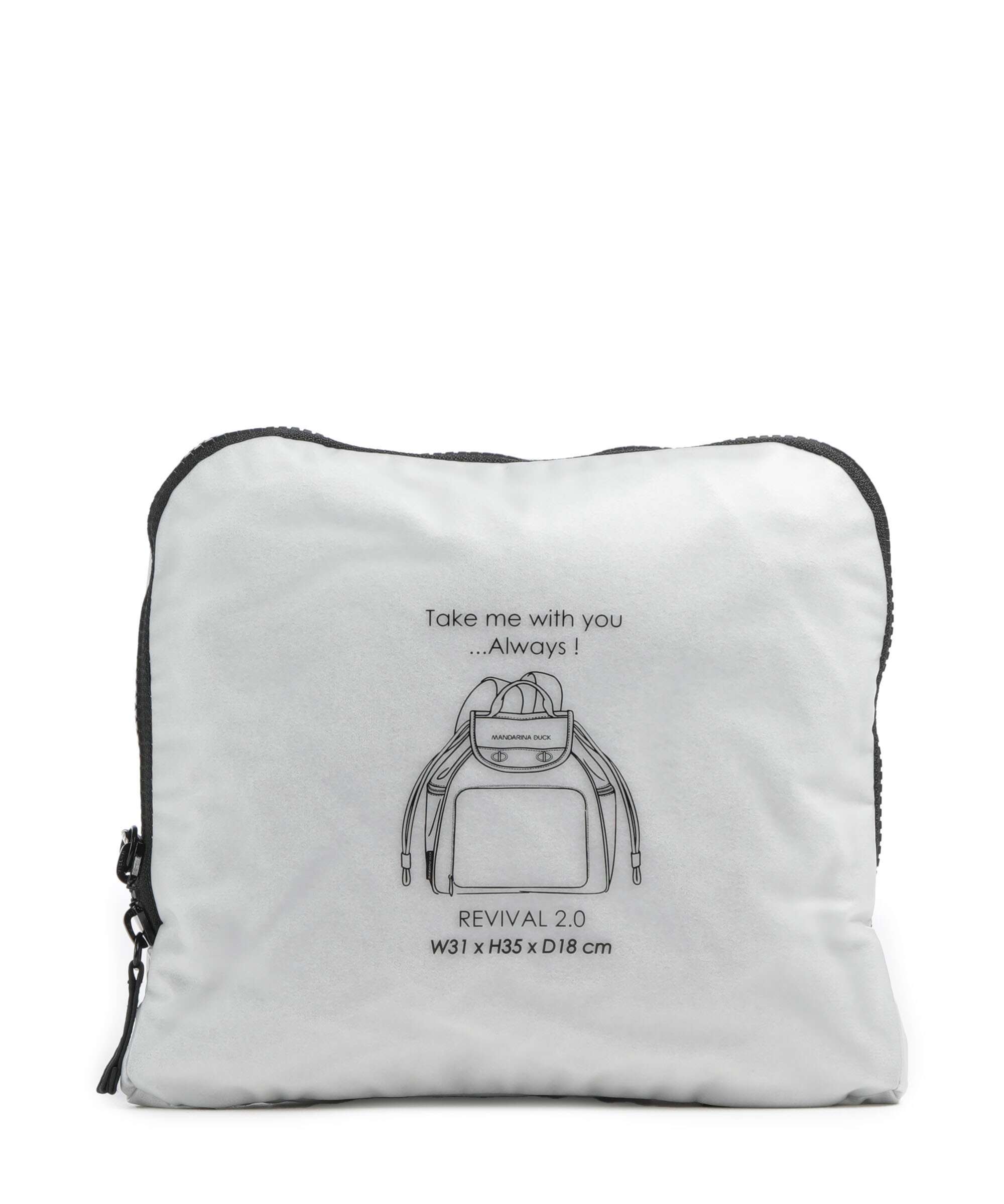 Mandarina Duck Revival 2.0 Backpack nero