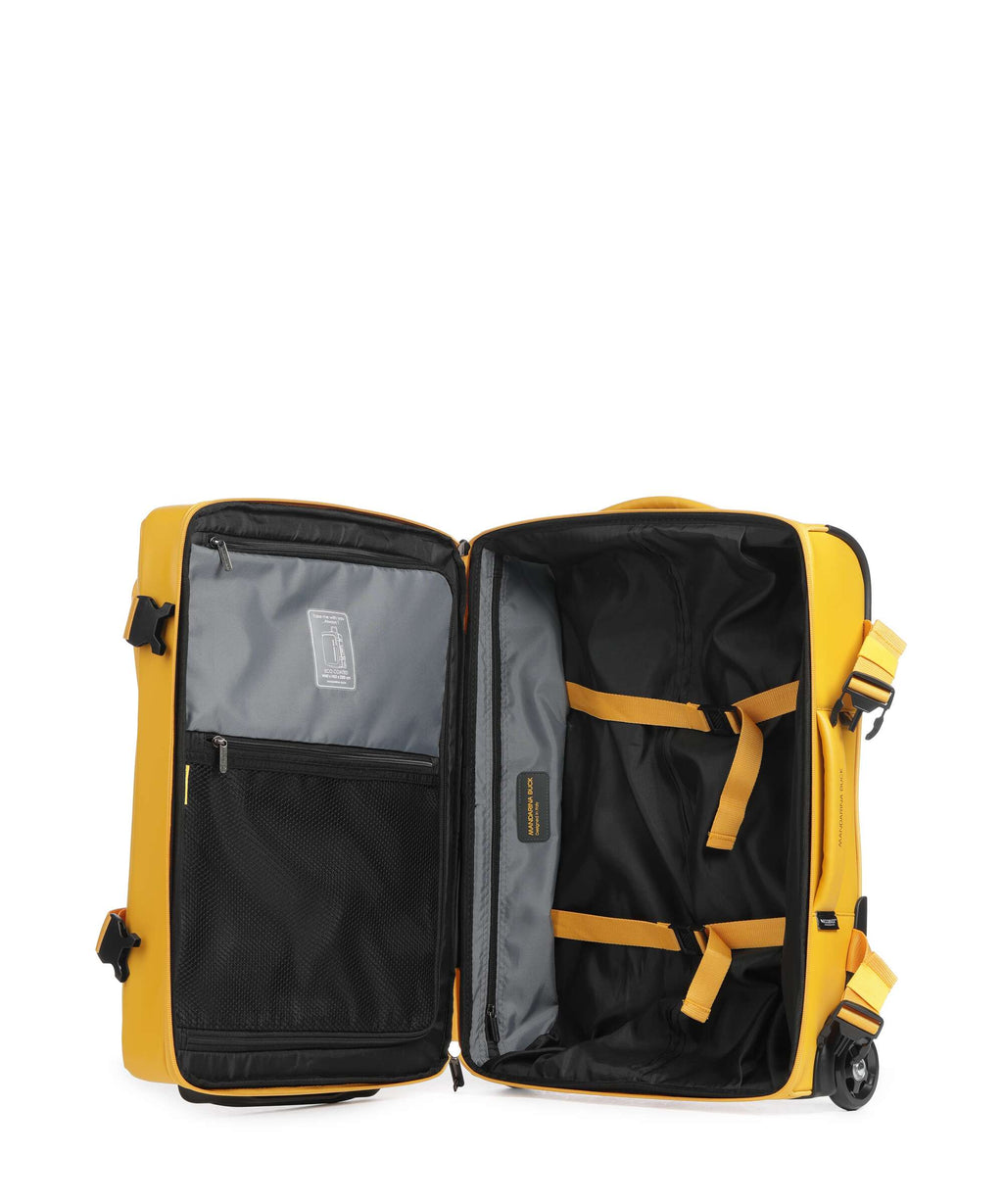 Mandarina Duck Eco Coated Spinner (4 wheels) duck yellow