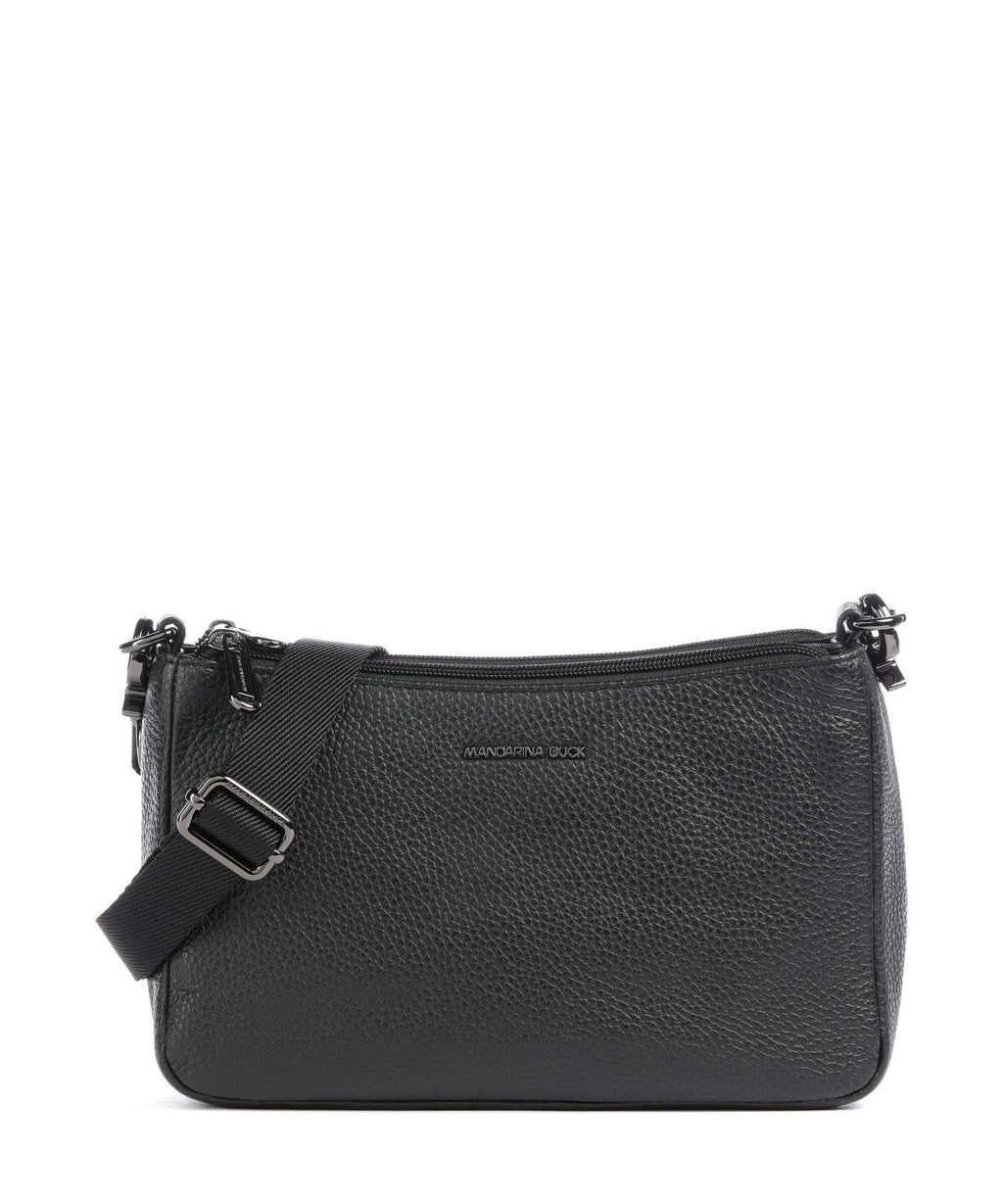 Mandarina Duck Mellow Leather Crossbody bag nero