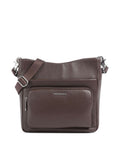 Mandarina Duck Mellow Leather Crossbody bag espresso