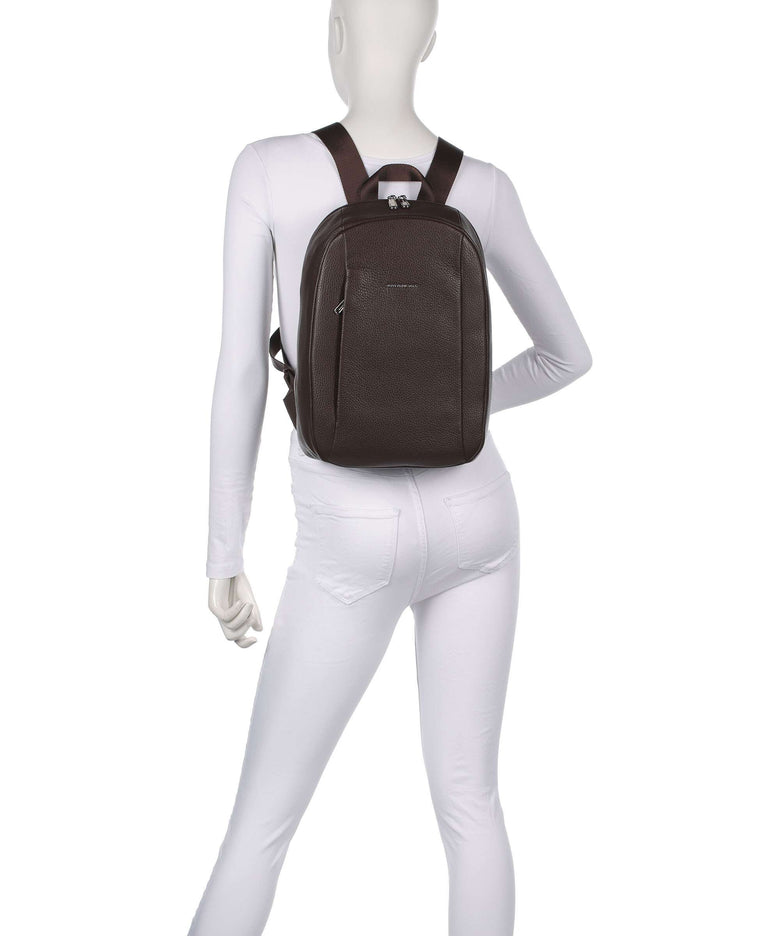 Mandarina Duck Mellow Leather Backpack espresso