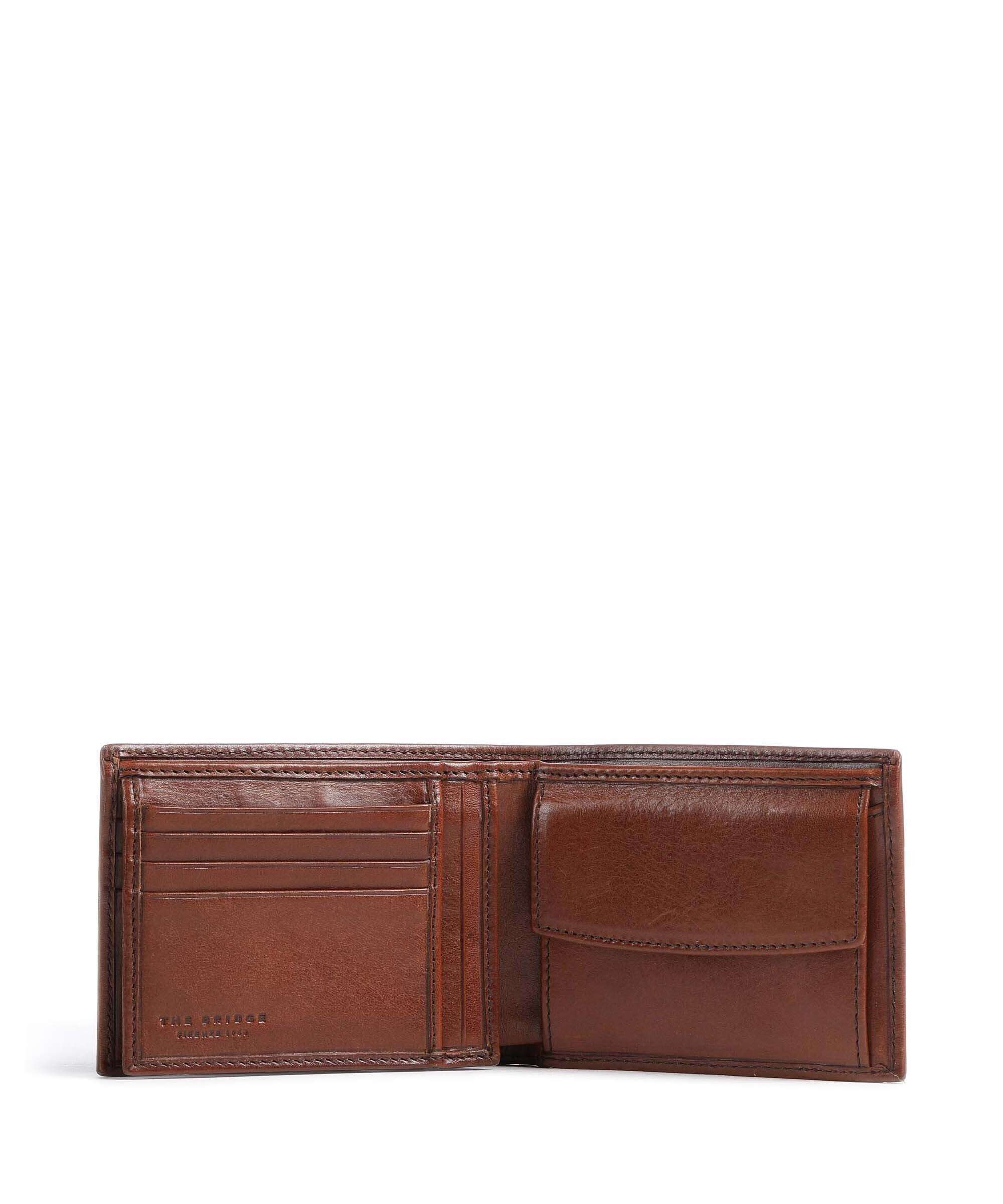 The Bridge Story Uomo Wallet marrone
