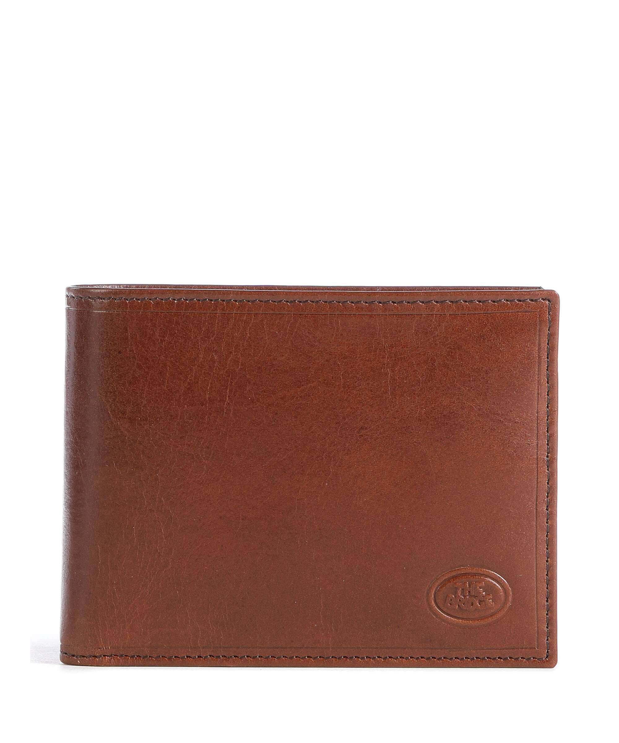 The Bridge Story Uomo RFID Wallet marrone