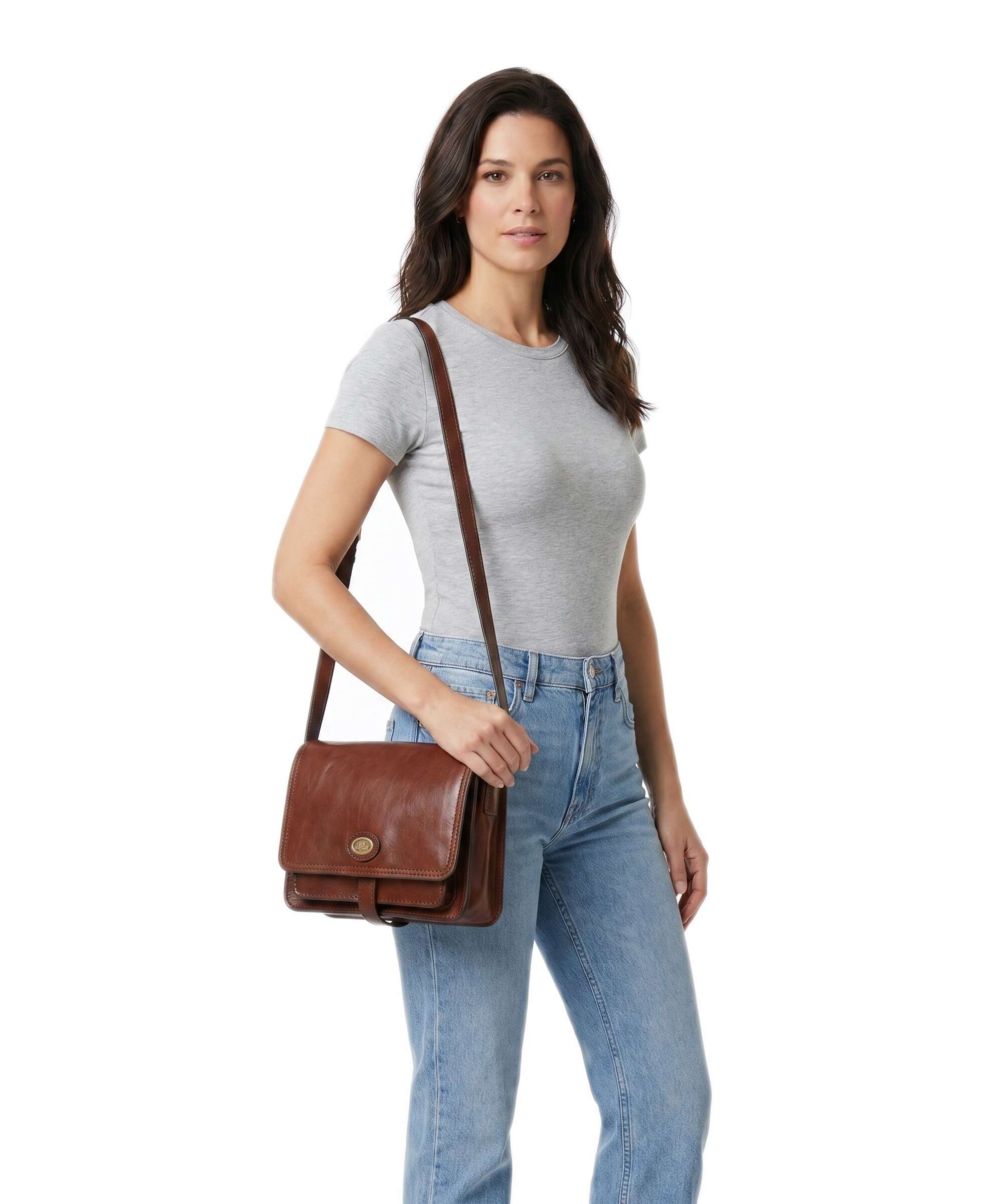 The Bridge Story Donna Crossbody bag marrone