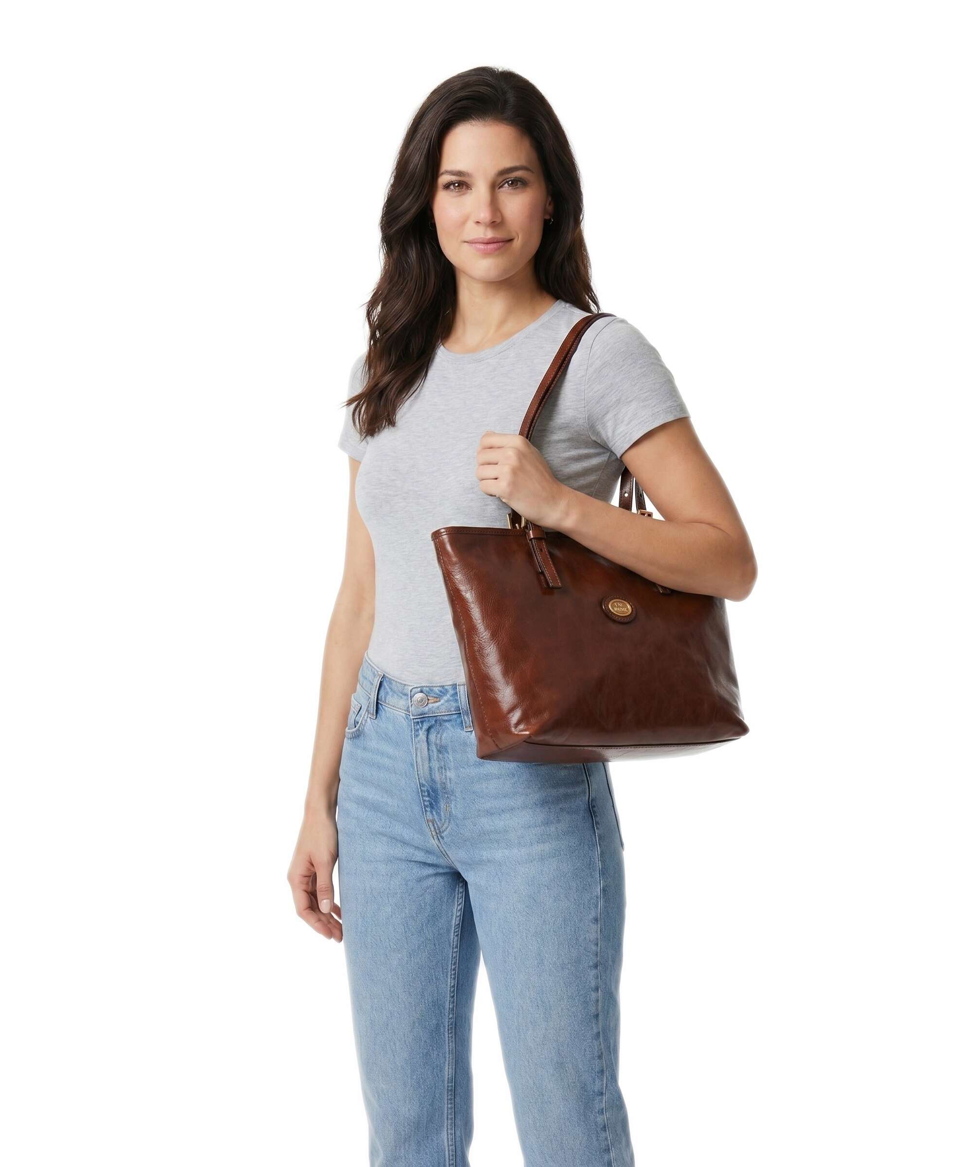 The Bridge Story Donna Tote bag marrone