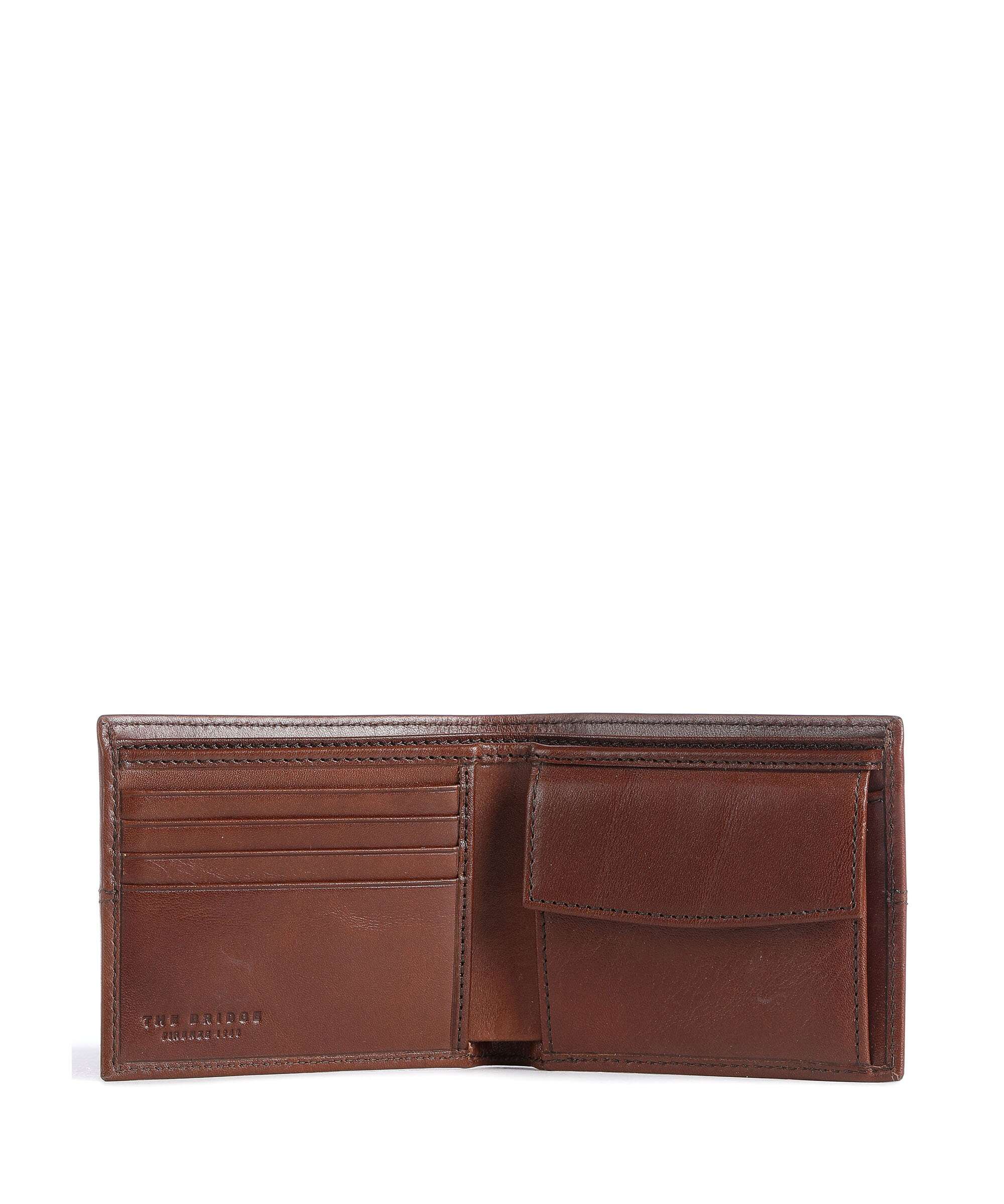 The Bridge Vespucci RFID Wallet marrone