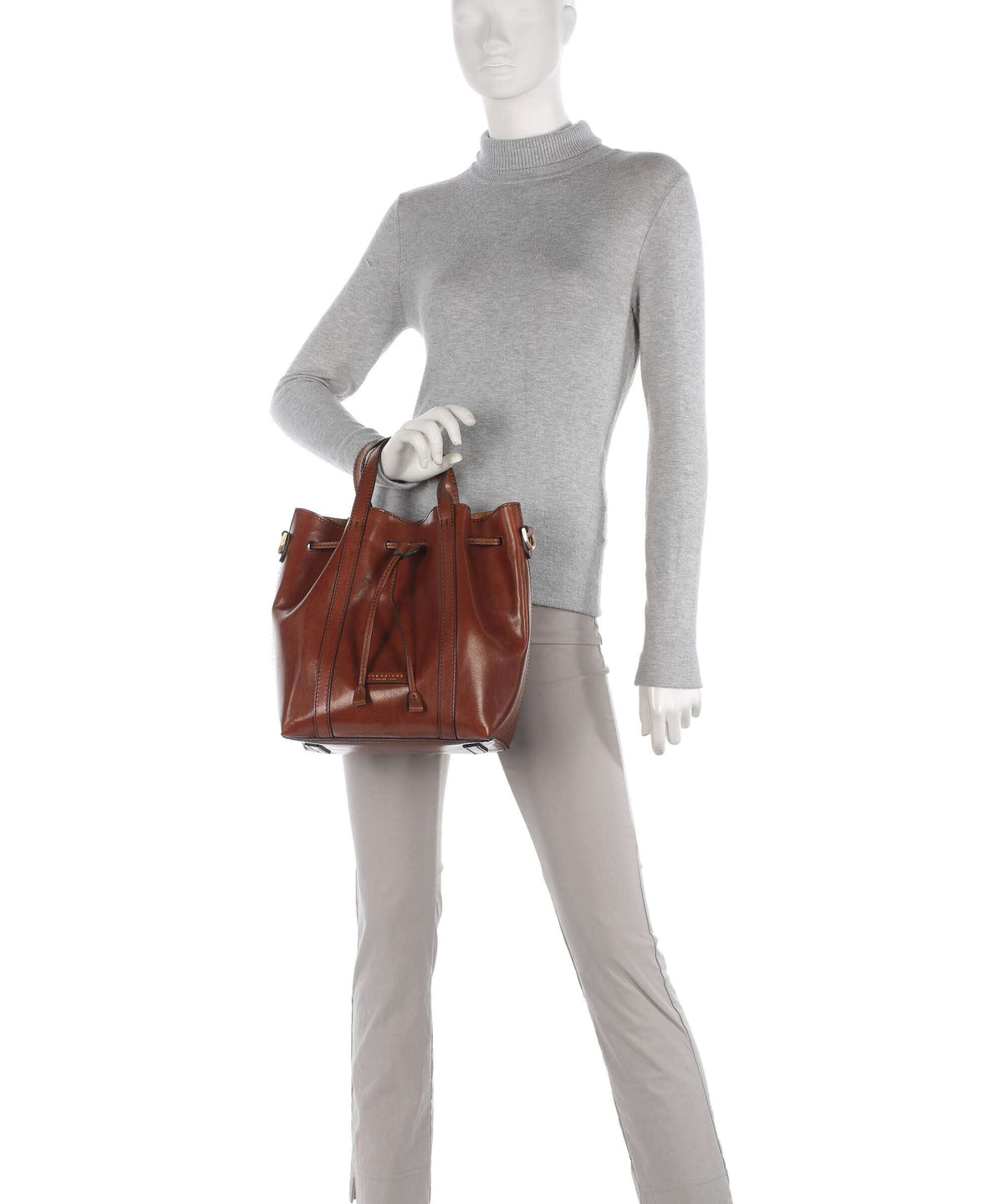 The Bridge Vittoria Bucket bag marrone