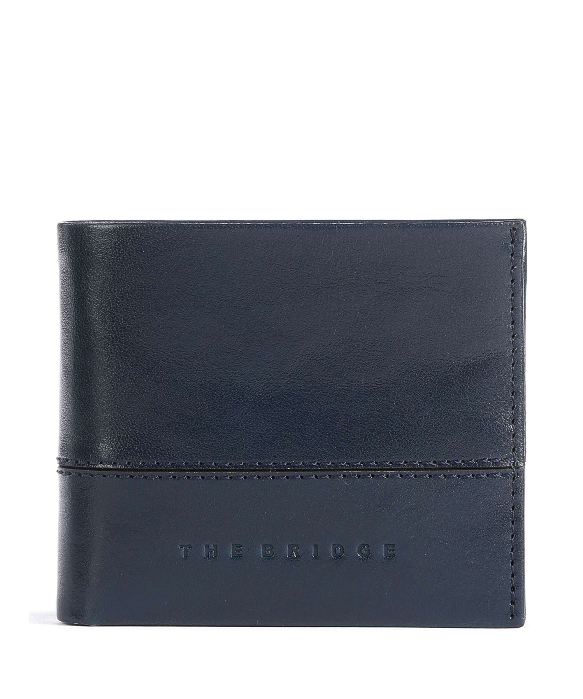 The Bridge Damiano Wallet dunkelblau