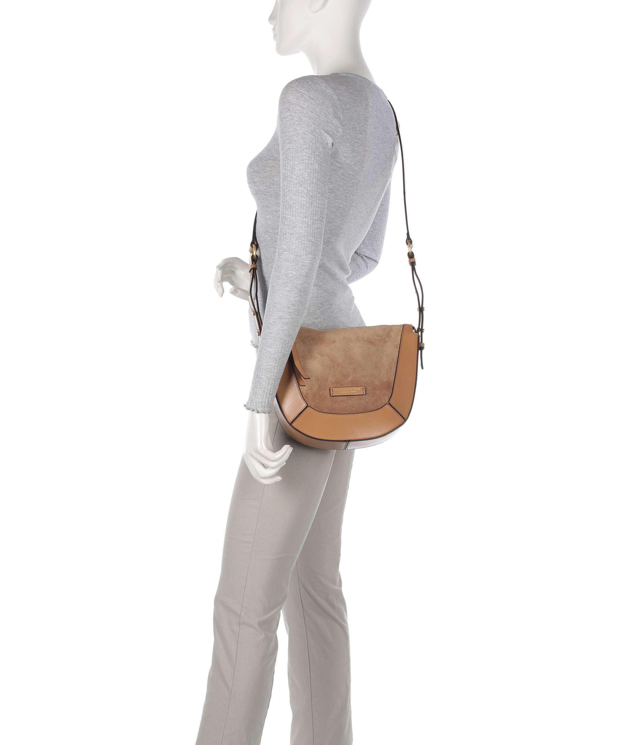 The Bridge Fedora Crossbody bag marzipan