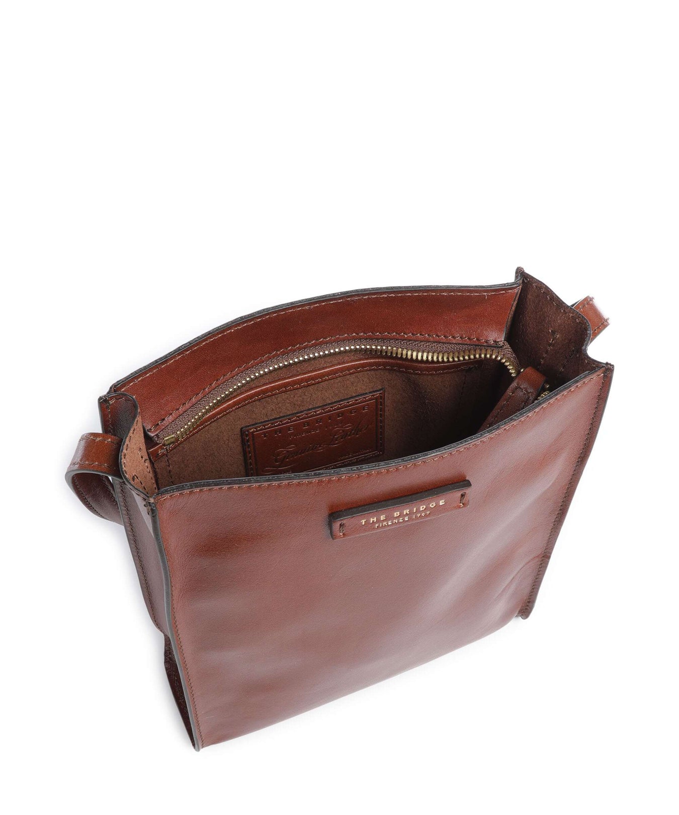 The Bridge Mirra Crossbody bag marrone